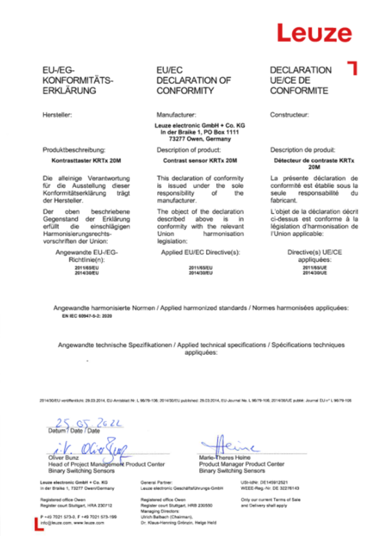 Food Grade Compliance